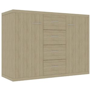 vidaXL Sideboard | Sonoma oak | Engineered wood | Medium | Sideboard