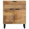 vidaXL Bedside Cabinet Brown 50x33x60 cm Solid Wood Mango