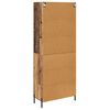 vidaXL Highboard Old Wood 69.5 x 34 x 180 cm Engineered Wood