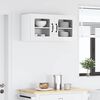 vidaXL Kitchen Cabinet 2 pcs High Gloss White 40 x 31 x 40 cm