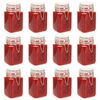 vidaXL Glass Jam Jars with Lock 12 pcs 260 ml