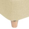 vidaXL Dog Sofa Cream 85x50x39 cm Linen