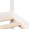 vidaXL Bed Frame with Headboard without Mattress White 90x200 cm