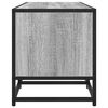 vidaXL TV Cabinet Grey Sonoma 120x35x41 cm Engineered Wood and Metal