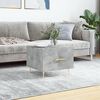 vidaXL Coffee Table Concrete Grey 50x50x40 cm Engineered Wood