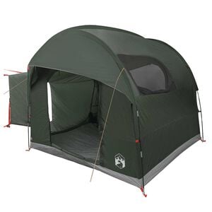 vidaXL Tailgate Tent with Rainfly Water-resistant Army Green