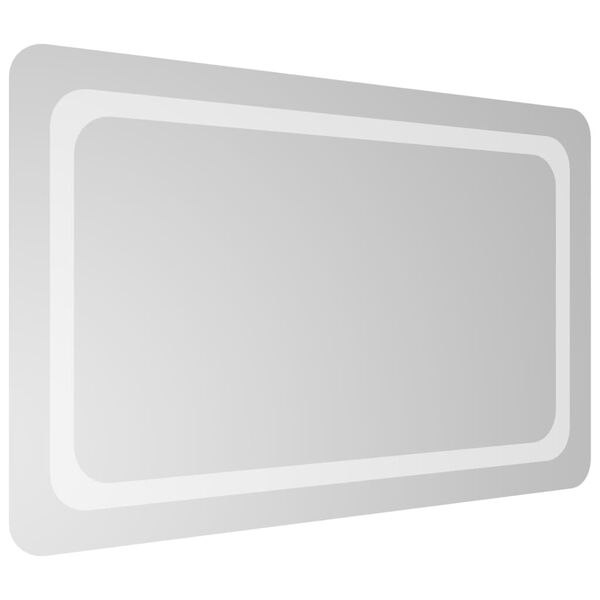 vidaXL LED Bathroom Mirror 50x80 cm