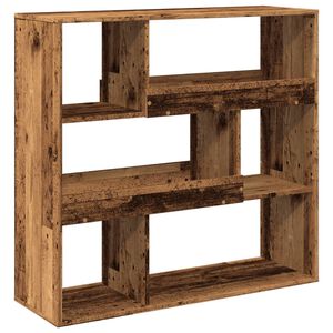 vidaXL Room Divider Old Wood 100x33x94,5 cm Engineered Wood