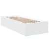 vidaXL Bed Frame without Mattress White 90x190 cm Single