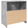 vidaXL Bathroom Sink Cabinet Concrete Grey 60x33x60 cm Engineered Wood