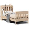 vidaXL Bed Frame without Mattress 75x190 cm Small Single Solid Wood Pine