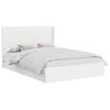 vidaXL Bed Frame with Storage and Headboard White 160 x 200 cm