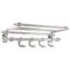 vidaXL Coat Rack Wall-mounted Silver 77 x 30 x 18 cm Aluminium