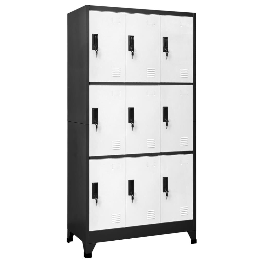 White on sale metal lockers