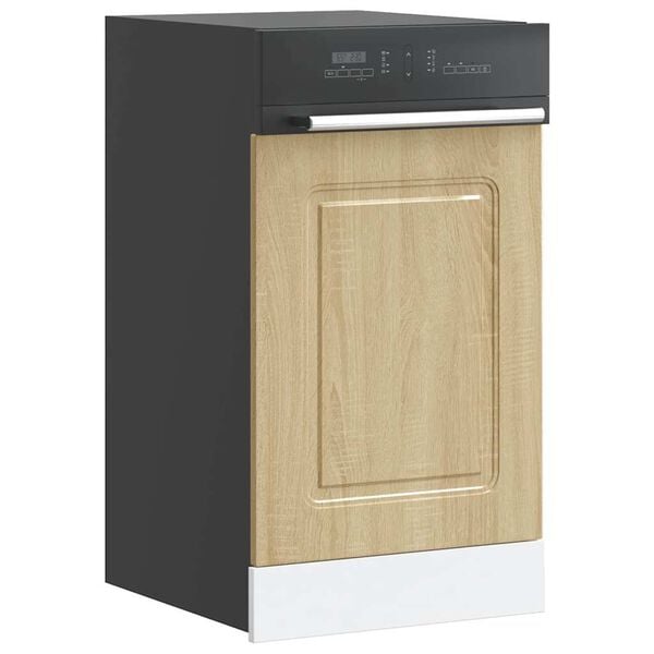vidaXL Dishwasher Panel&nbsp;Kalmar&nbsp;Sonoma Oak 45x1.5x67 cm Engineered Wood