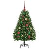 vidaXL Artificial Christmas Tree Green 120 cm PVC and Metal