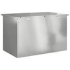 vidaXL Outdoor Storage Box Silver 80 x 50.5 x 50 cm Steel