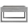 vidaXL Coffee Table with Infinity LED Grey Sonoma 50x53x30 cm