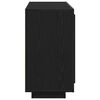 vidaXL Sideboard Black Oak 80 x 40 x 75 cm Engineered Wood