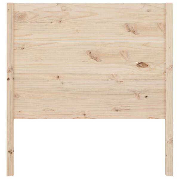 vidaXL Headboard 106x4x100 cm Solid Wood Pine