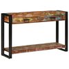 vidaXL Console Table Multicolour 120 x 33 x 75 cm Solid Reclaim Wood