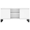 vidaXL TV Cabinet White 104x35x50 cm Engineered Wood
