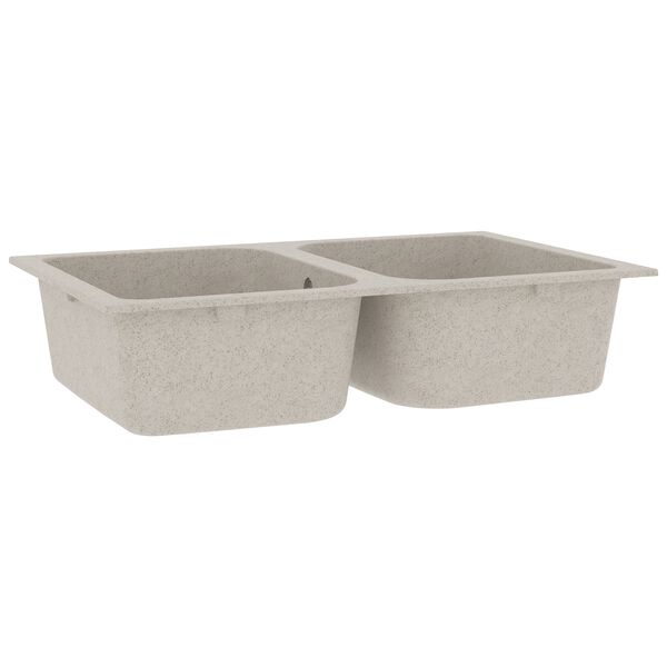 vidaXL Kitchen Sink Beige 76 x 48 x 30 cm Quartz and Resin