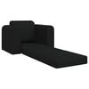 vidaXL Folding Sofa Bed Black 98 x 71 x 83 cm Fabric