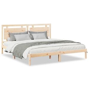 vidaXL Extra Long Bed Frame without Mattress&nbsp;200x220 cm Solid Wood