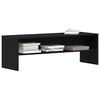 vidaXL TV Cabinet Black Oak 120x40x40 cm Engineered Wood