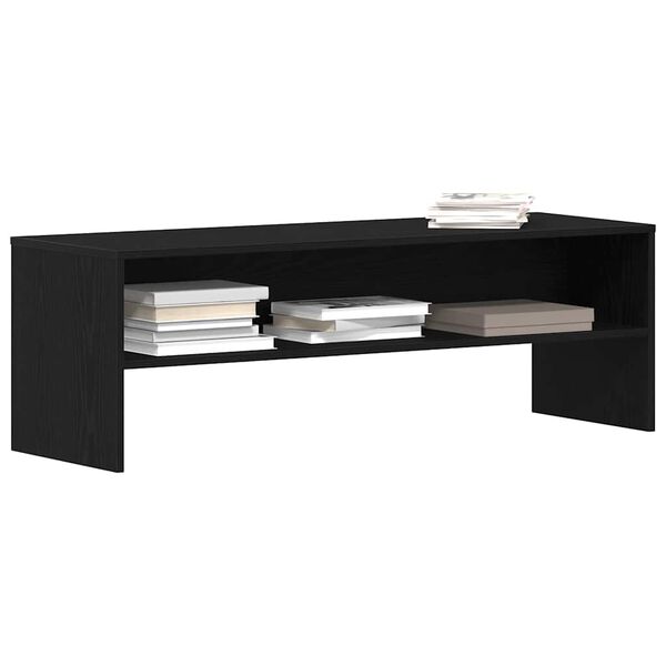 vidaXL TV Cabinet Black Oak 120x40x40 cm Engineered Wood