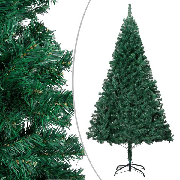 vidaXL Artificial Pre-lit Christmas Tree with Ball Set Green 240 cm