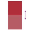 vidaXL Roller Blind Blackout Red 75x150 cm Fabric Width 70.7 cm Polyester