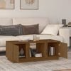 vidaXL Coffee Table Honey Brown 110x50x40 cm Solid Wood Pine