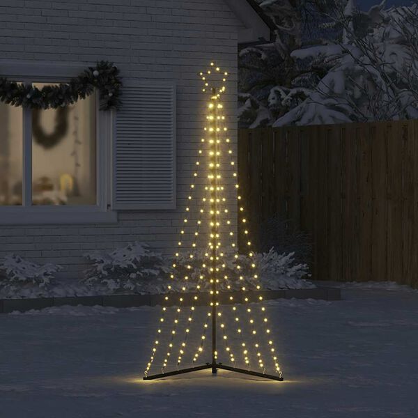vidaXL LED Christmas Tree 339 LEDs Warm White 182 cm