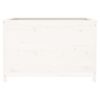 vidaXL Garden Raised Bed White 119.5x82.5x78 cm Solid Wood Pine