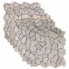 vidaXL Mosaic Tiles Cream 30 x 30 cm Marble