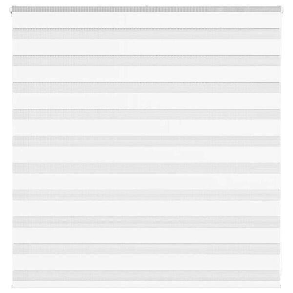 vidaXL Zebra Blind White 150x100 cm Fabric Width 145.9 cm Polyester