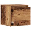 vidaXL Box Drawer Old Wood 40.5x40x40 cm Engineered Wood