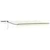 vidaXL Electric Retractable Awning Cream and Anthracite 4 x 3 m