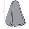 vidaXL Pop Up Shower Tent Grey