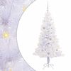 vidaXL Artificial Christmas Tree with Stand White 150 cm PVC and Steel