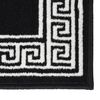 vidaXL Runner Rug BCF Black with Motif 100x250 cm