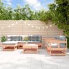 vidaXL 7 Piece Garden Lounge Set Solid Wood Douglas