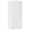 vidaXL Bathroom Furniture Set TULUM High Gloss White Engineered Wood