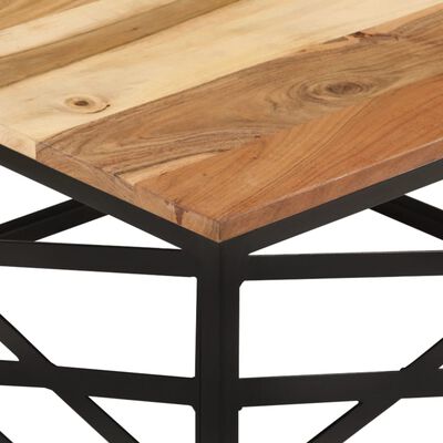 vidaXL Coffee Table 68x68x35 cm Solid Acacia Wood