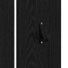 vidaXL Hallway Furniture Set 3 pcs Black oak 80 x 31 x 40 cm