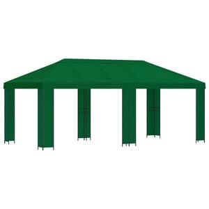 vidaXL Garden Gazebo 6 x 3 m Green Polyester and Steel 190