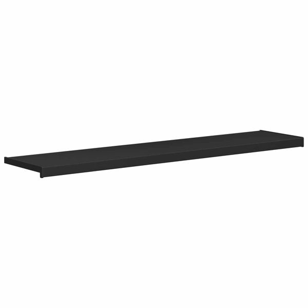 vidaXL Window Sill Anthracite with Wood Grain 160 x 35 x 4.5 cm PVC