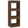 vidaXL Book Cabinet/Room Divider Brown Oak 40x30x103 cm Engineered Wood